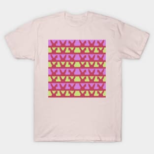 Colorful bunny Pattern T-Shirt